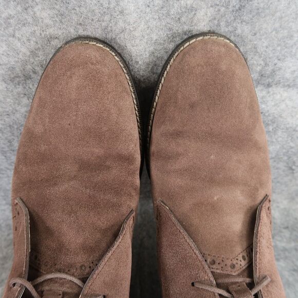 Cole Haan Shoes Mens 7 Boots Dress Chukka Desert Grand Os Brogue Leather Brown